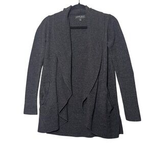 Barefoot Dreams CozyChic Lite Circle Cardigan Carbon Gray  XS/S